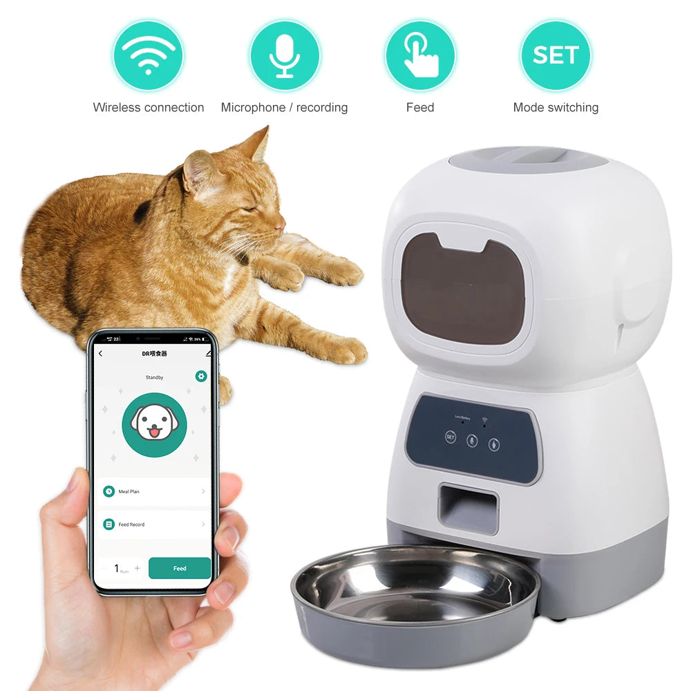 SmartFeeder — 3.5L Automatic Pet Dispenser for Cats and Dogs
