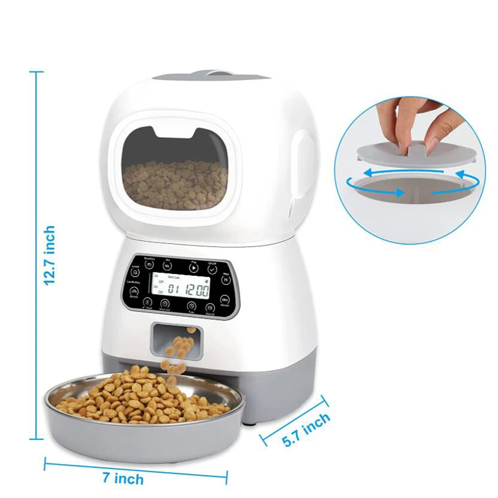 SmartFeeder — 3.5L Automatic Pet Dispenser for Cats and Dogs