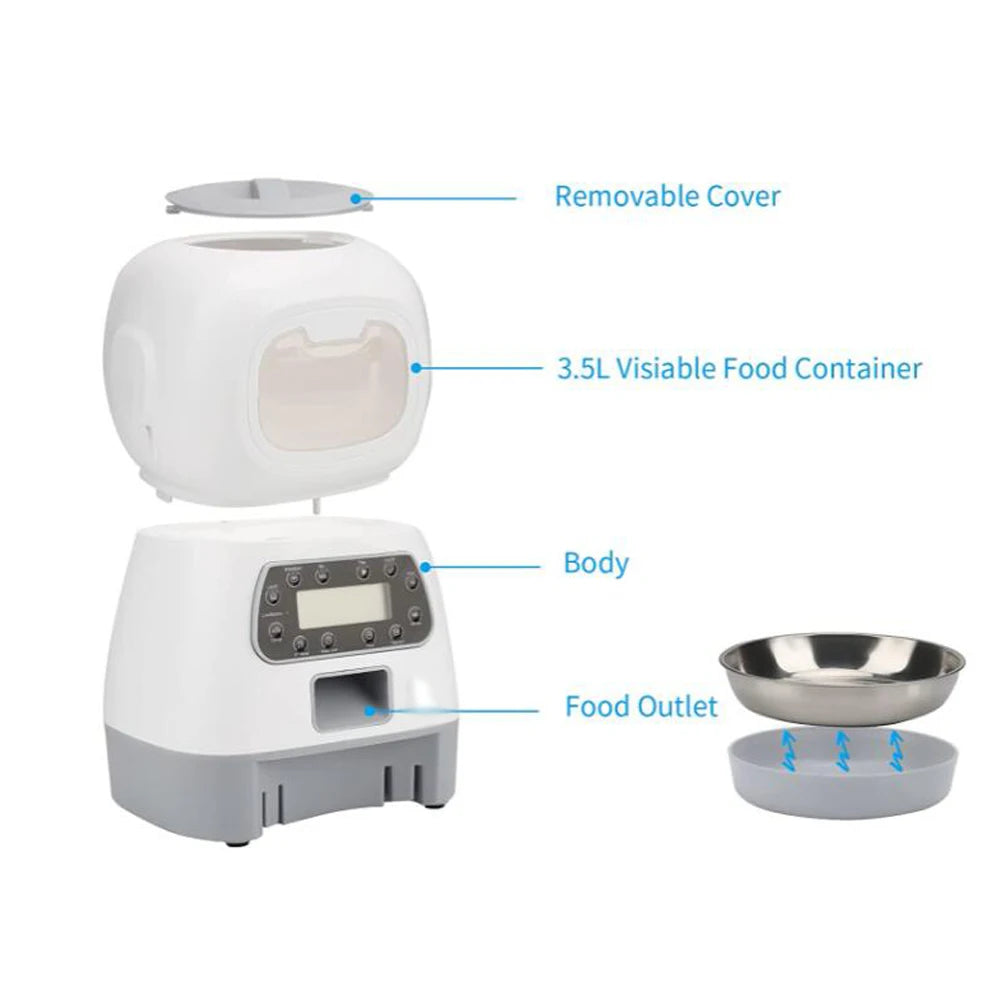 SmartFeeder — 3.5L Automatic Pet Dispenser for Cats and Dogs