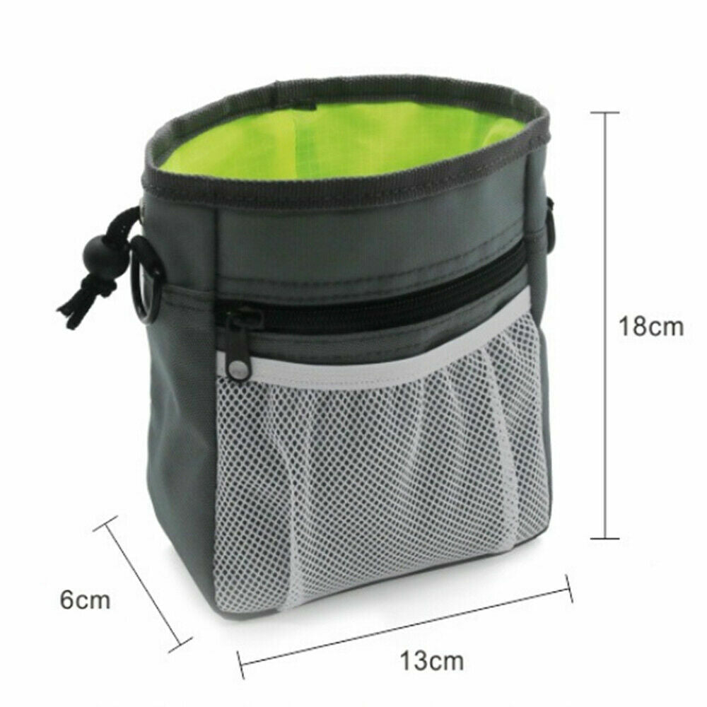 New Dog Training Treat Pouch Bag Pet Waist Bum Bags Belt Snack Treats Walking UK