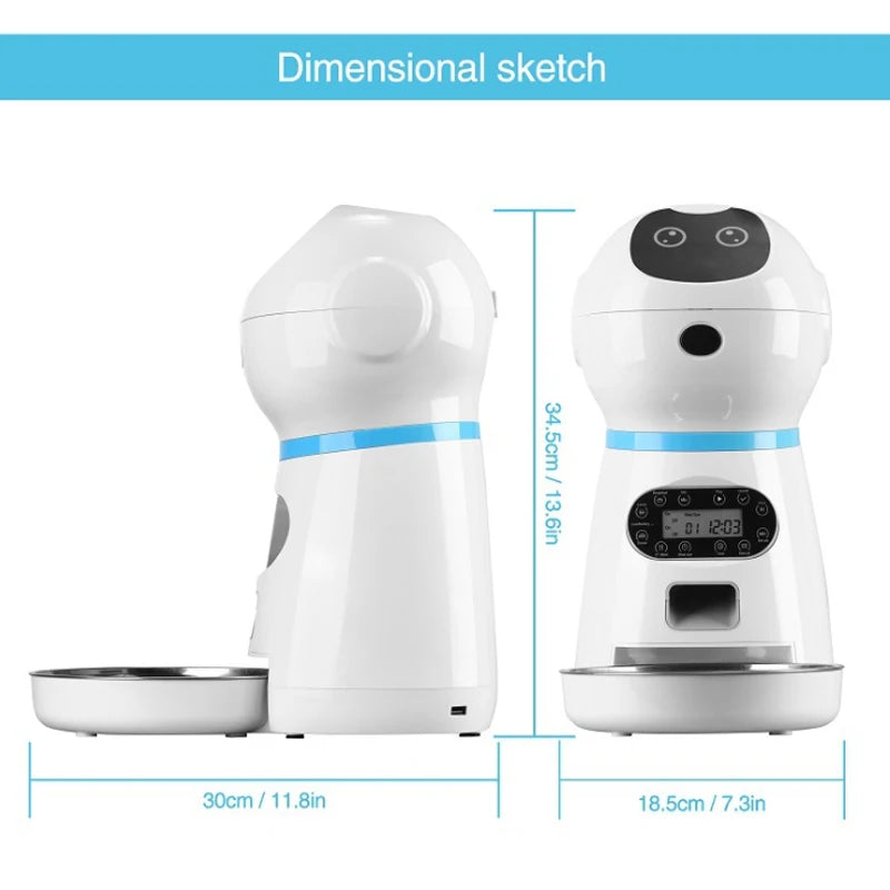 SmartFeeder — 3.5L Automatic Pet Dispenser for Cats and Dogs